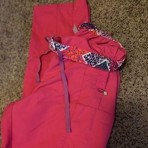 Vera Bradley scrub pants. Size Large. Excellent condition. Draw string waist.